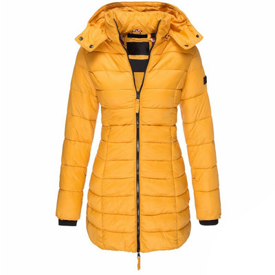 Elisa |  Daunenjacke mit Kapuze und Reißverschluss
