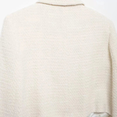 Eline | Klassischer Tweed-Mantel mit Fliege