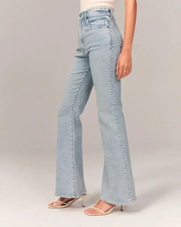 Jane | Hochtaillen-Flared-Hose