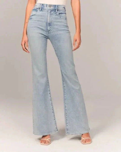 Jane | Hochtaillen-Flared-Hose