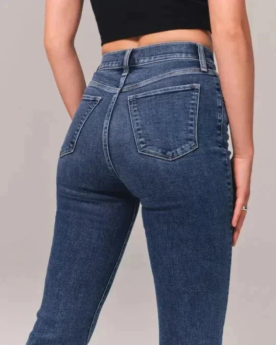 Jane | Hochtaillen-Flared-Hose