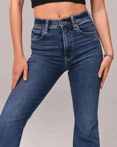 Jane | Hochtaillen-Flared-Hose