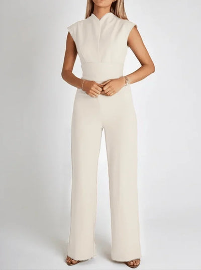 Anouk| Ärmelloser Jumpsuit mit weitem Bein